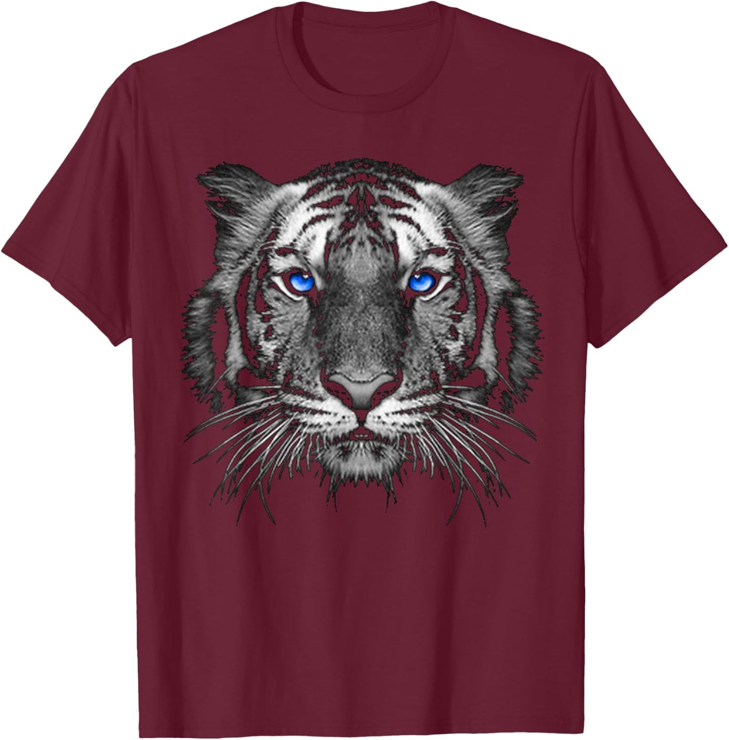 White Tiger T-Shirt - T-Shirt | Maroon
