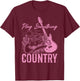 Play Something Country T-Shirt - T-Shirt | Maroon