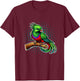 Guatemalan Quetzal , Black, S T-Shirt - T-Shirt | Maroon