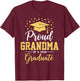 Proud Grandma of A 2026 Graduate Senior Graduation T-Shirt - T-Shirt | Maroon