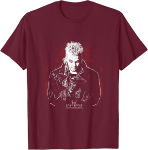 The Lost Boys David Red Eyes Small T-Shirt - T-Shirt | Maroon