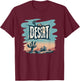 Beautiful Desert Costume with Cactus for Boys and Girls T-Shirt - T-Shirt | Maroon