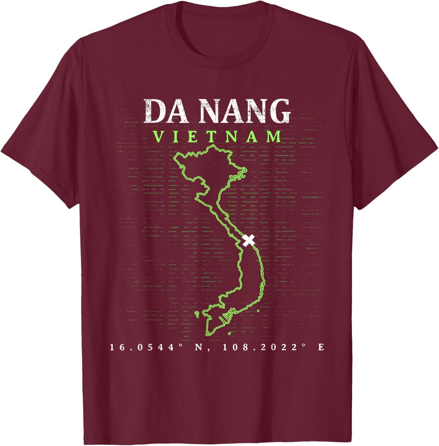 Vietnam Da Nang T-Shirt - T-Shirt | Maroon