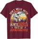 Don't Mess With Auntiesaurus You'll Get Jurasskicked Auntie T-Shirt - T-Shirt | Maroon