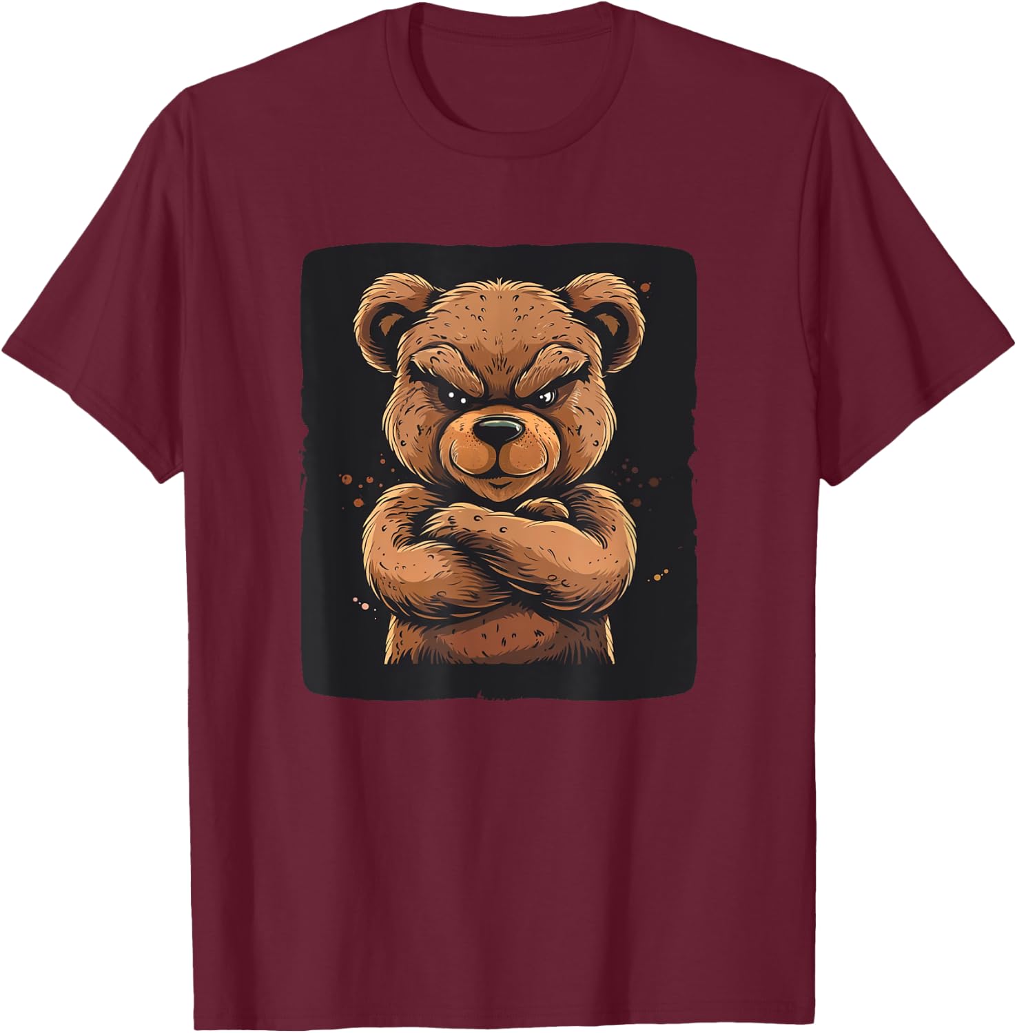 Furious Teddy Bear Costume for Boys and Girls T-Shirt - T-Shirt | Maroon