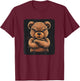 Furious Teddy Bear Costume for Boys and Girls T-Shirt - T-Shirt | Maroon