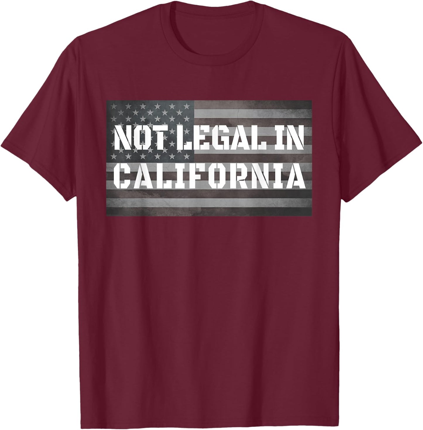 2nd Amendment California Gun Rights Activists Shirt T-Shirt - T-Shirt | Maroon