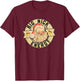 Big Nick Energy, Funny Vintage Santa Claus Wink Christmas T-Shirt - T-Shirt | Maroon
