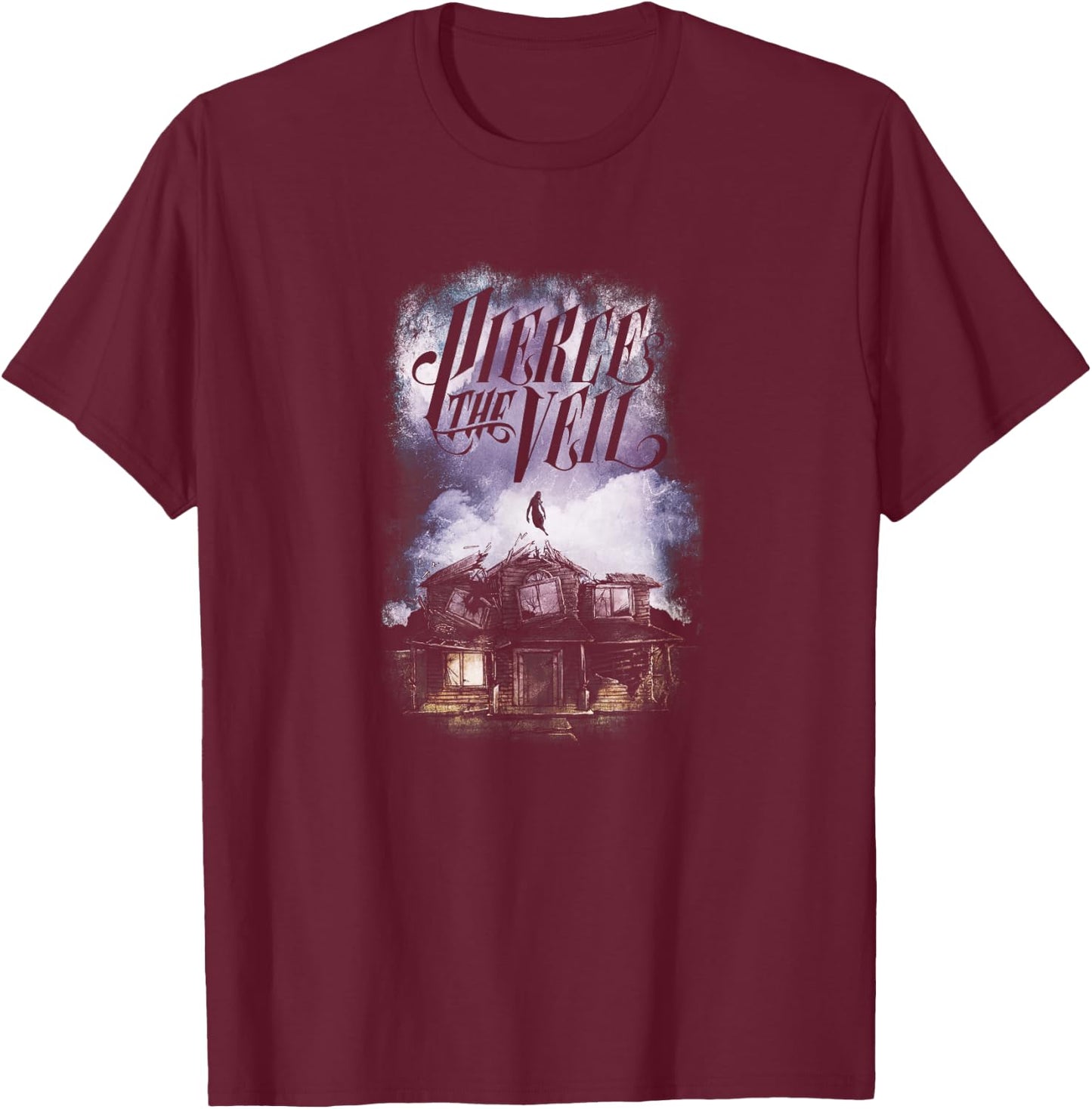 Collide With The Sky Cover T-Shirt - T-Shirt | Maroon
