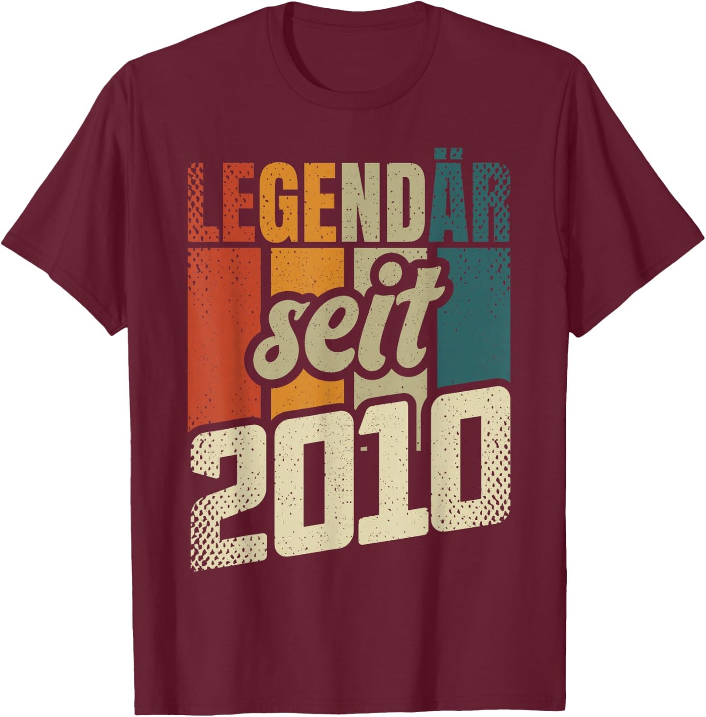 14th Birthday Boy Girl 14 Years 2010 Funny Gift , black T-Shirt - T-Shirt | Maroon