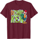 Disney Moana 2 Hei Hei Top Chicken Tropical Panel , grey, S T-Shirt - T-Shirt | Maroon