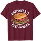 Beef on Weck - Iconic Sandwich Design for Food Lovers T-Shirt - T-Shirt | Maroon