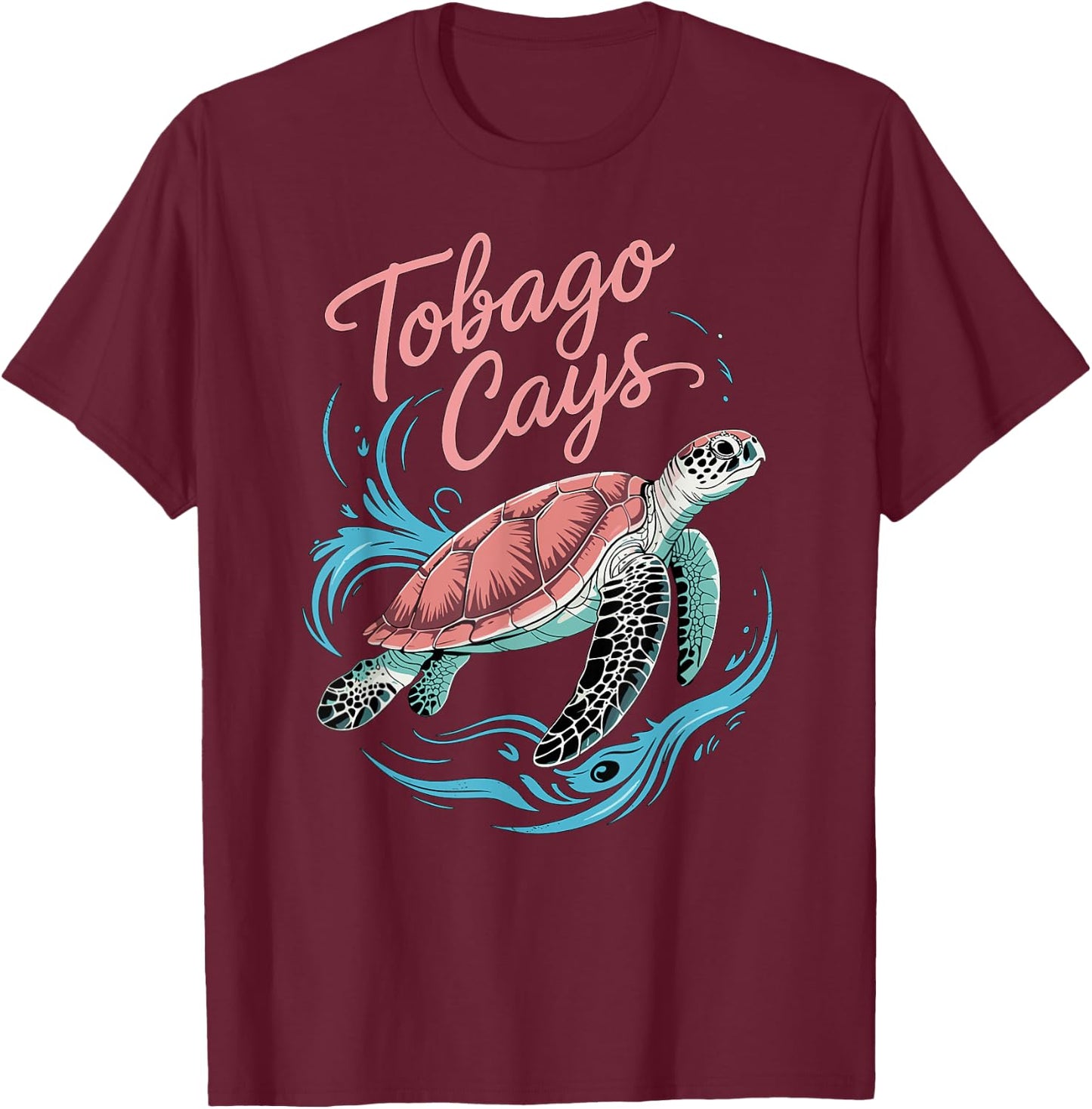 Tobago Cays Tortue - Saint-Vincent-et-les Grenadines T-Shirt - T-Shirt | Maroon