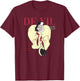 Disney Villains 101 Dalmatians Cruella De Vil Vogue Pose T-Shirt - T-Shirt | Maroon