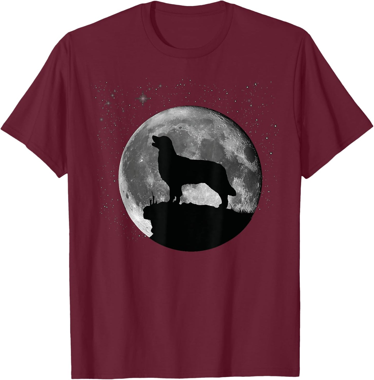 Golden Retriever Dog Men Women Kids T-Shirt - T-Shirt | Maroon