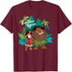 Disney Moana 2 Moana and Maui Together Again , Black, S T-Shirt - T-Shirt | Maroon