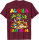 Aloha First Grade Pineapple Hawaii Back to School Kids Girl T-Shirt - T-Shirt | Maroon