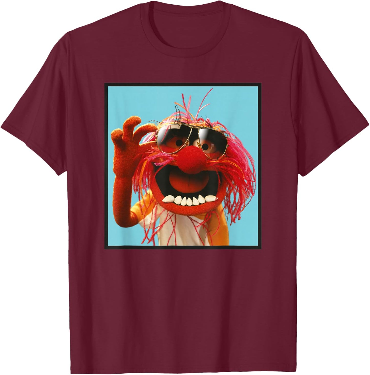 The Muppets Animal Trendsetter T-Shirt - T-Shirt | Maroon