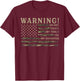 Warning Do Not Touch My Tools Or My Daughter Father Day Camo T-Shirt - T-Shirt | Maroon