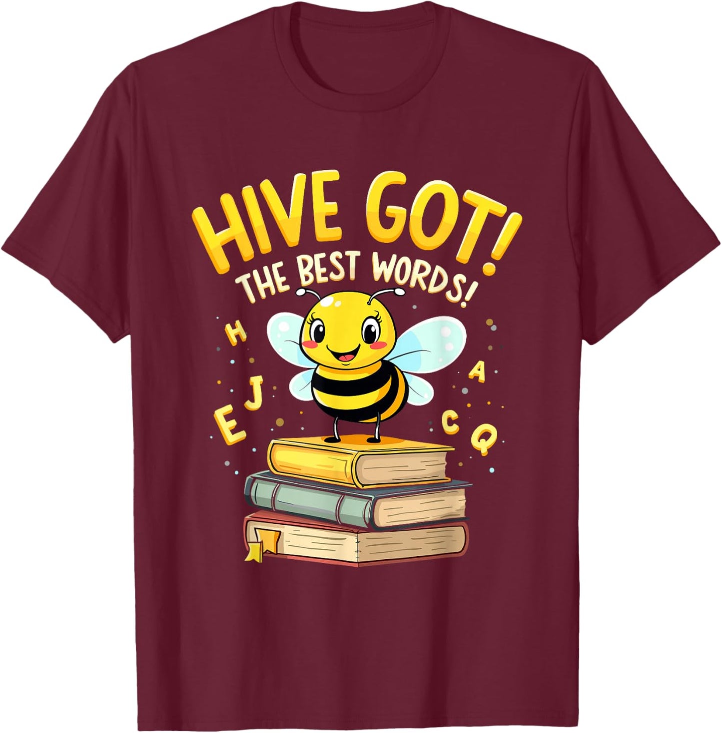 Spelling Bee Humor Spelling Champion Word Nerd Spelling T-Shirt - T-Shirt | Maroon
