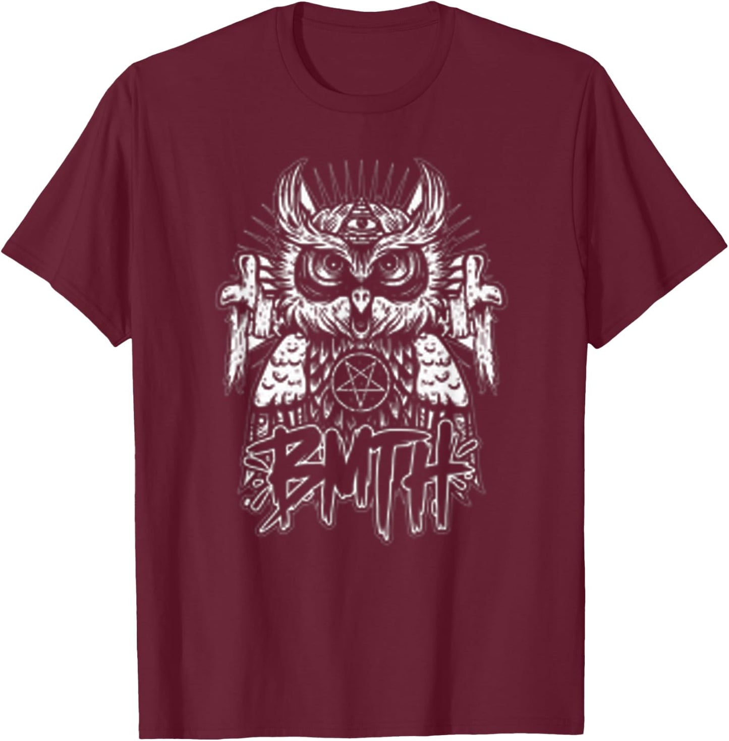Supernatural Animal Graphic Movie Pop Cartoon Lover T-Shirt - T-Shirt | Maroon