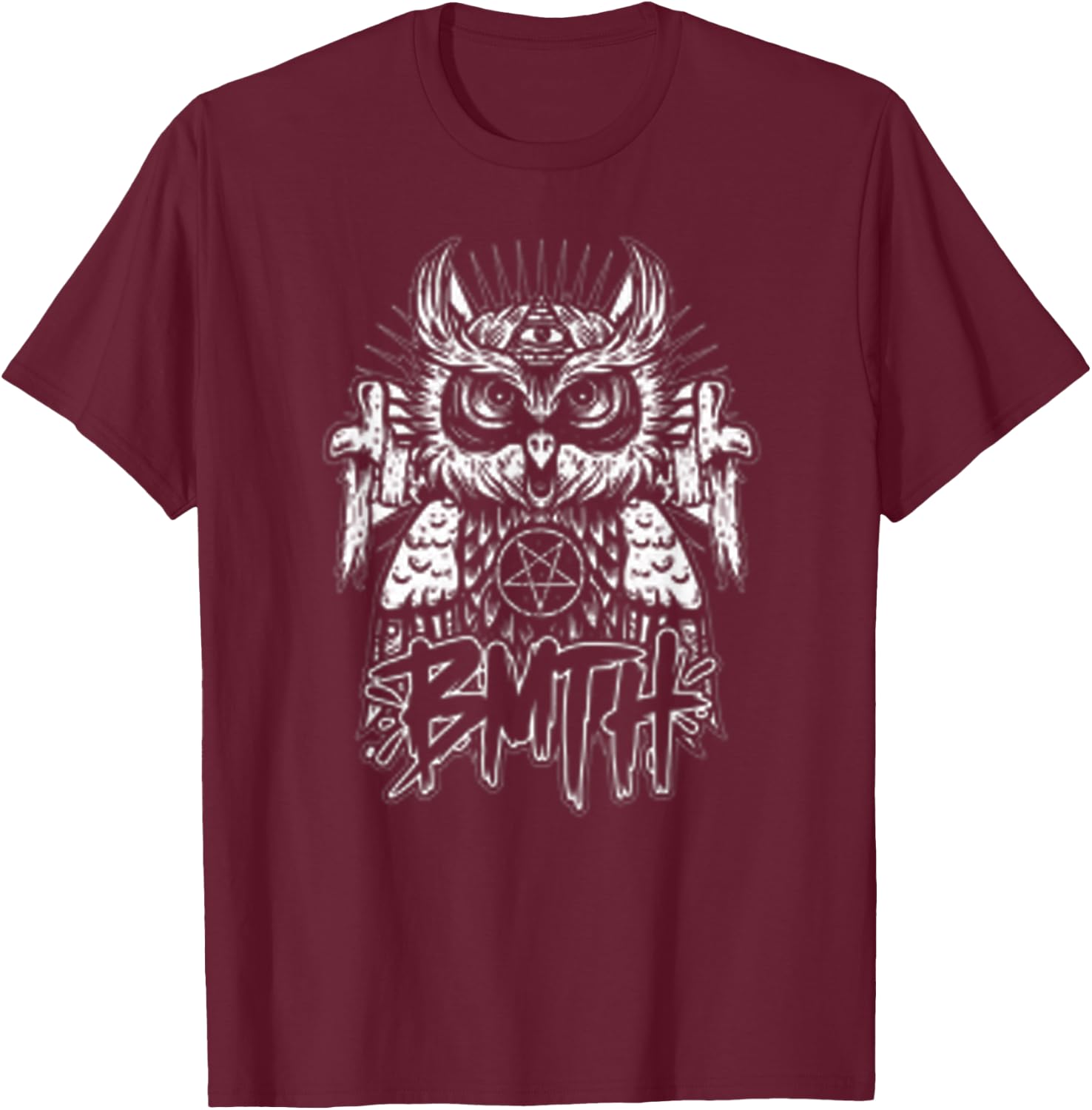 Supernatural Animal Graphic Movie Pop Cartoon Lover T-Shirt - T-Shirt | Maroon
