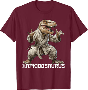 Hapkido Training Korean Martial Arts Dinosaur Hapkido T-Shirt - T-Shirt | Maroon