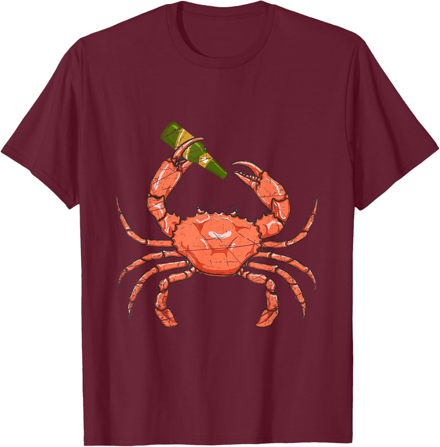Bottle Crab T-Shirt - T-Shirt | Maroon