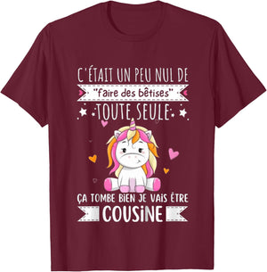 Child Future Cousine 2025 Pregnancy Announcement, Soon Cousine , Black, 2 T-Shirt - T-Shirt | Maroon