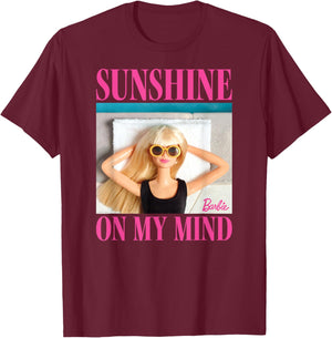 Barbie - Barbie Sunshine in My Head T-Shirt - T-Shirt | Maroon
