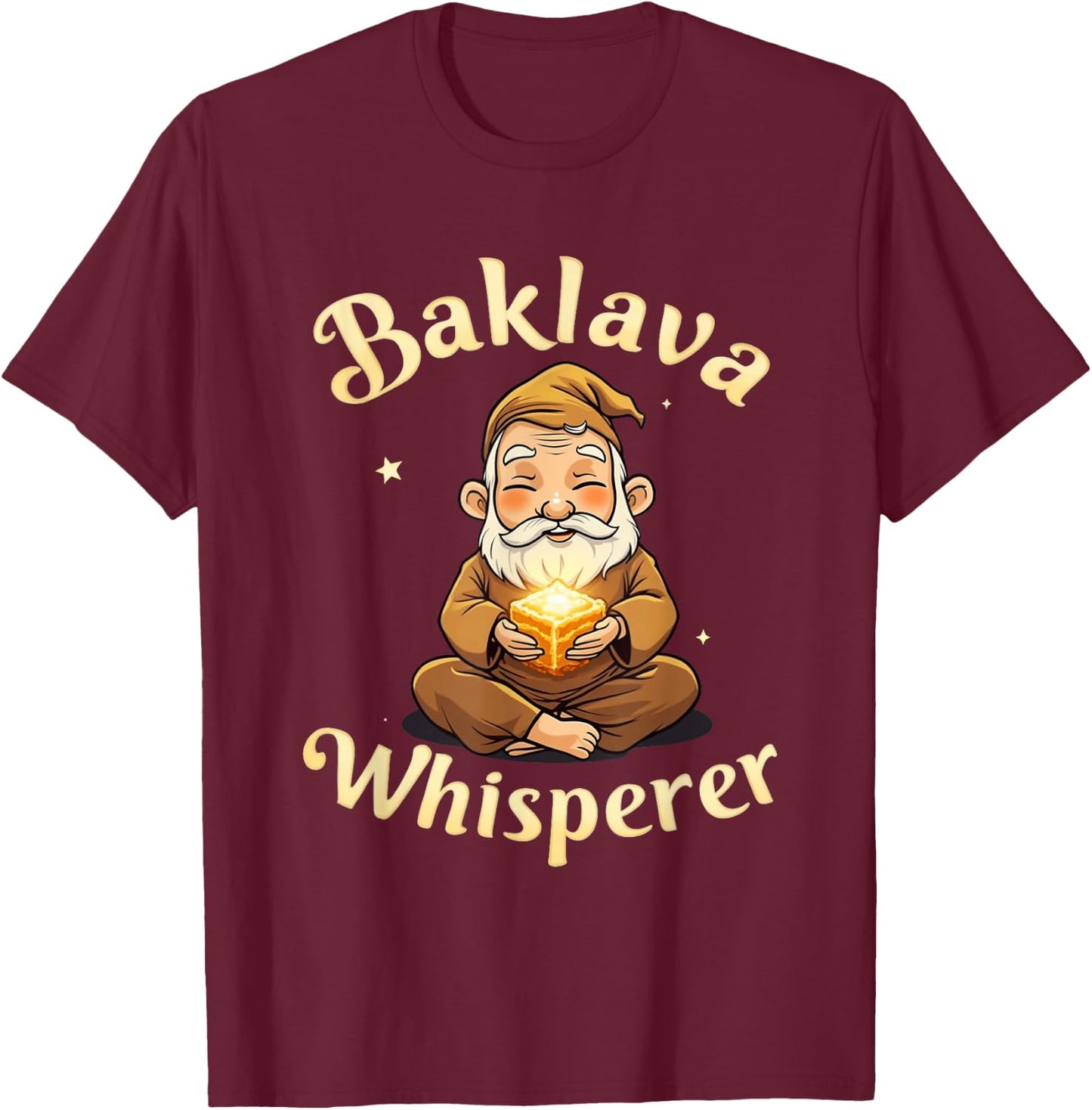 Baklava Whisperer T-Shirt - T-Shirt | Maroon