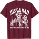 Just a Dad Who Always Came Back with The Milk Fathers Day T-Shirt - T-Shirt | Maroon
