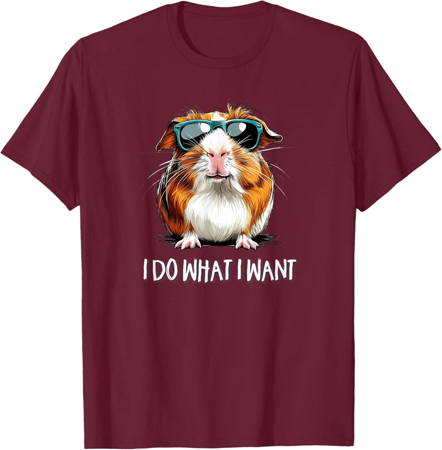 Kids Do What I Want Kids Wheek Merch Guinea Pig Lover T-Shirt - T-Shirt | Maroon