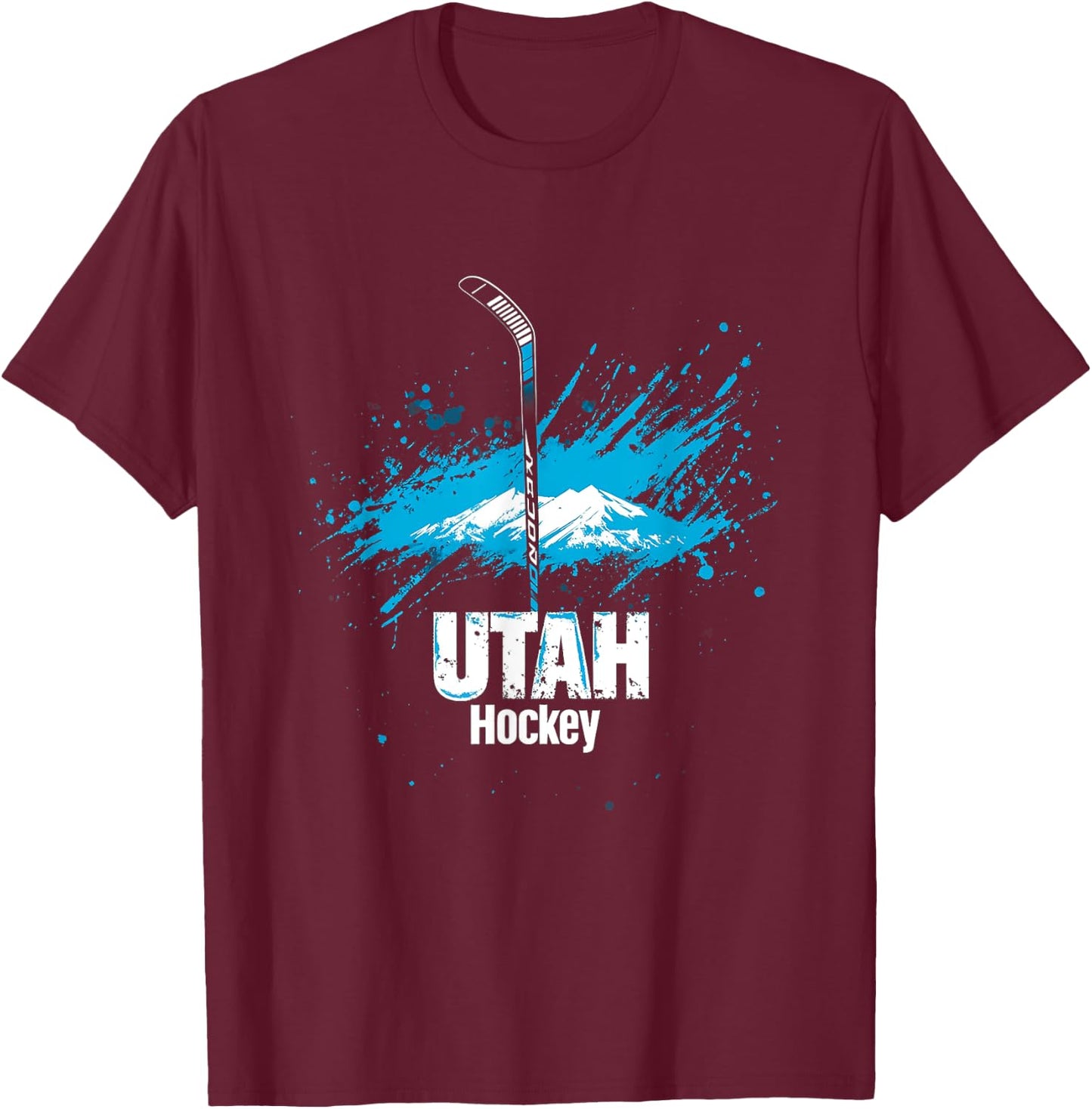 Utah Hockey T-Shirt - T-Shirt | Maroon