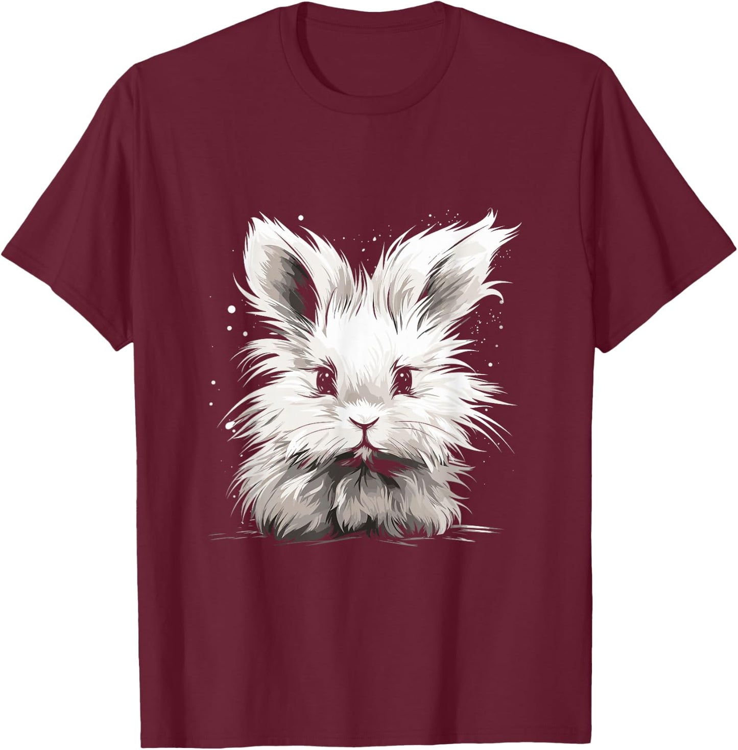 Angora Rabbits Owners Furry Rabbit T-Shirt - T-Shirt | Maroon