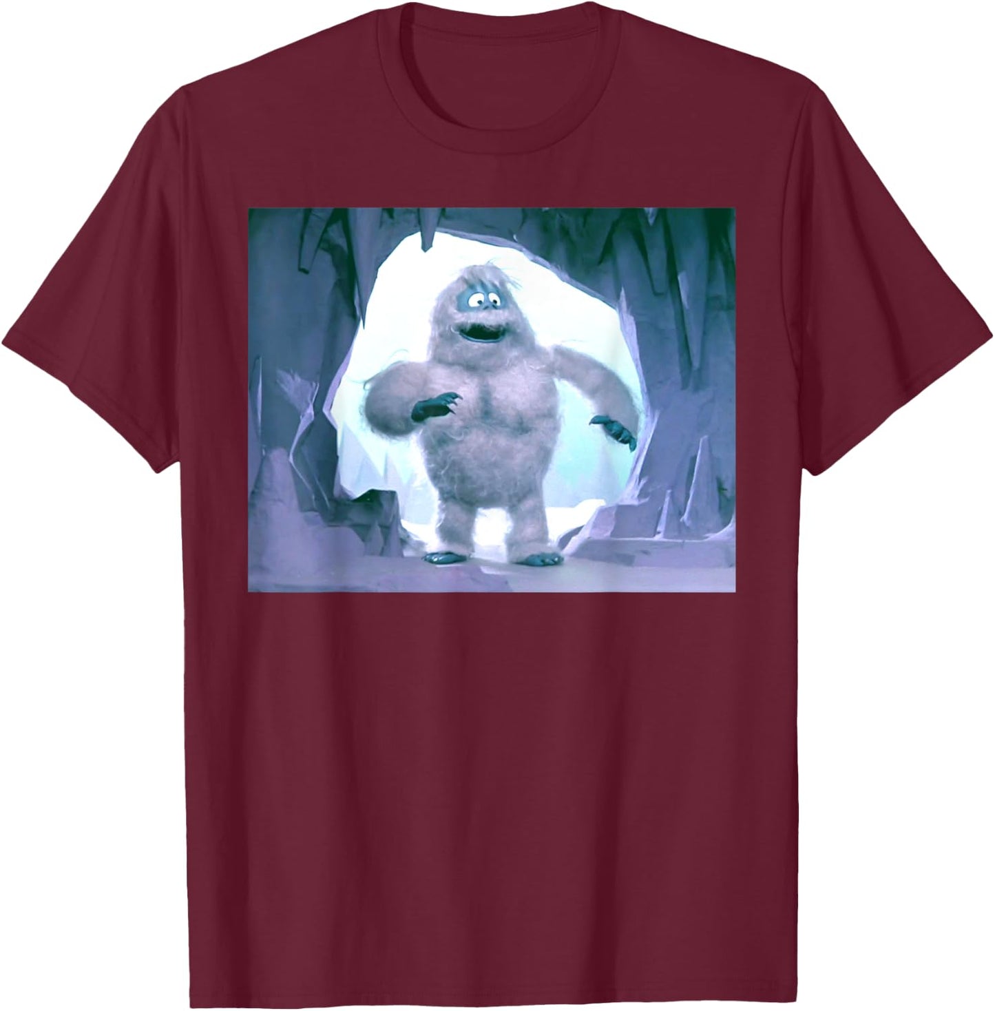 Abominable Snow Monster of the North Abominable Snowman T-Shirt - T-Shirt | Maroon
