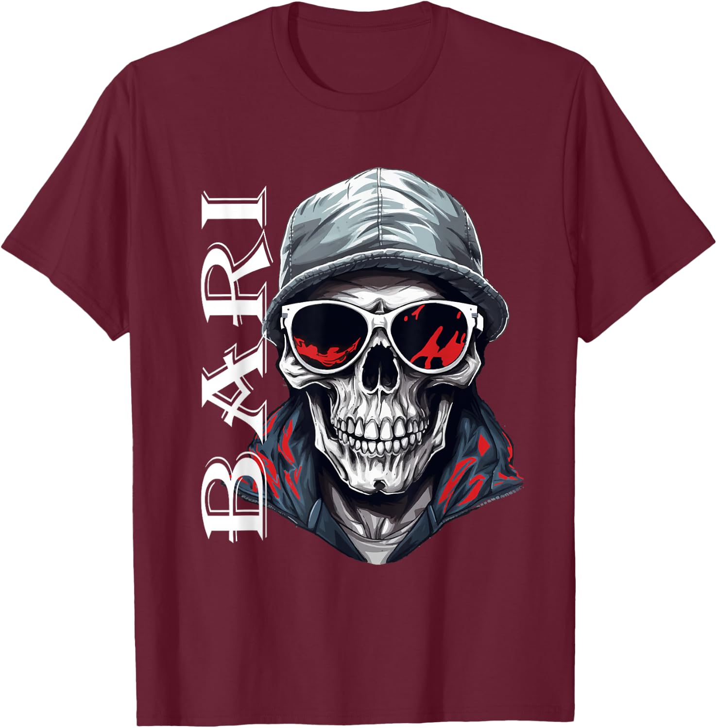 Bari Tradition Ultras Italy Bari Men's & Women's , black T-Shirt - T-Shirt | Maroon