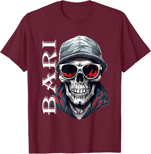 Bari Tradition Ultras Italy Bari Men's & Women's , black T-Shirt - T-Shirt | Maroon
