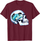 Iguana Skull Pet Lizard Reptile Skull Lovers Design T-Shirt - T-Shirt | Maroon