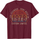 Vintage 1978 Gift Man 47 Years Birthday T-Shirt - T-Shirt | Maroon
