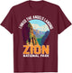I Hiked The Angels Landing Zion National Park Hiking T-Shirt - T-Shirt | Maroon