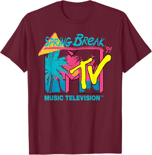 MTV - Spring Break 94 T-Shirt - T-Shirt | Maroon