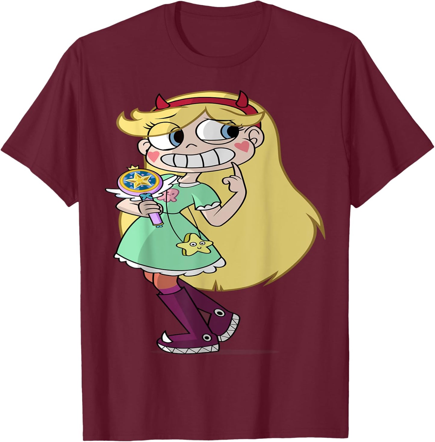 Star vs The Forces of Evil Shirts T-Shirt - T-Shirt | Maroon