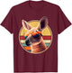 Funny Kangaroo Costume Outfit Retro Vintage Art Kangaroos T-Shirt - T-Shirt | Maroon