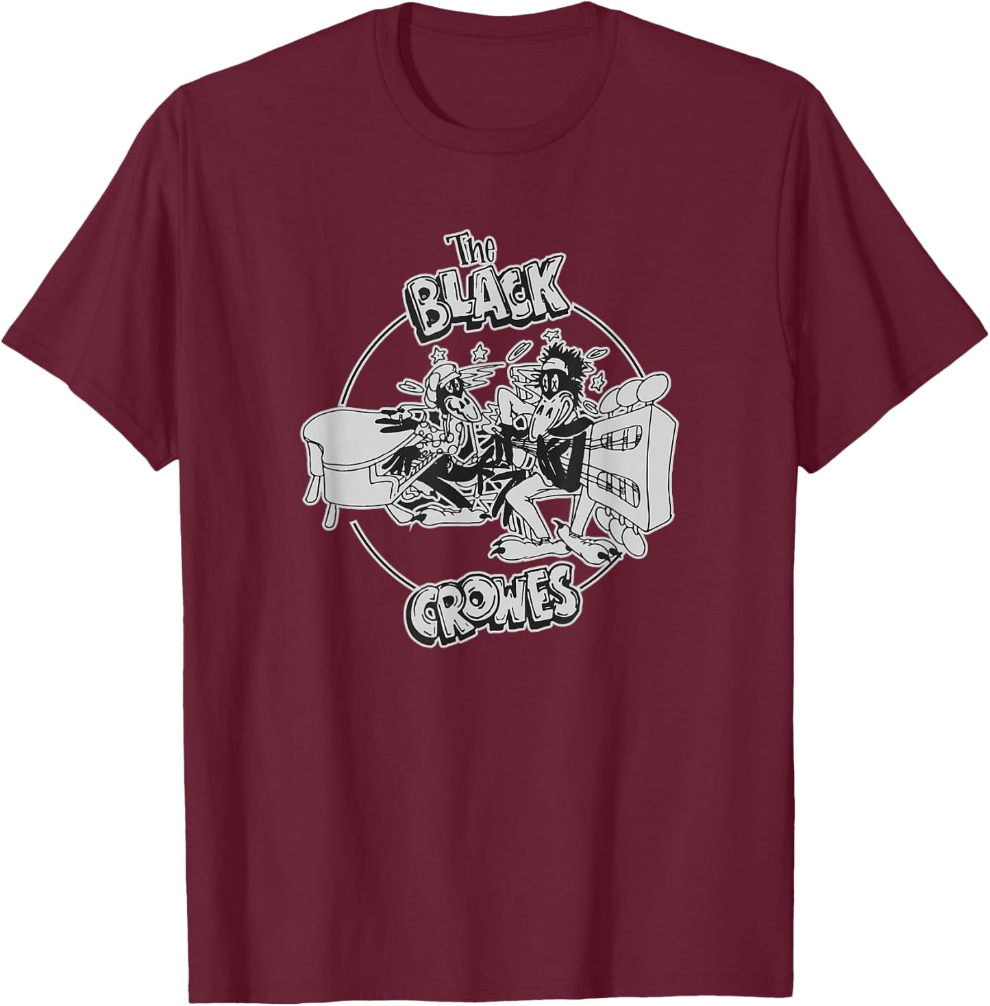Official Black Crowes Amazon Exclusive T-Shirt - T-Shirt | Maroon