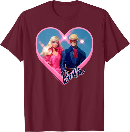 Barbie - Ken Heart T-Shirt - T-Shirt | Maroon