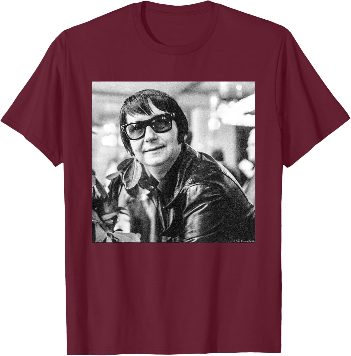 Roy Orbison Photo By Everard Smith T-Shirt - T-Shirt | Maroon