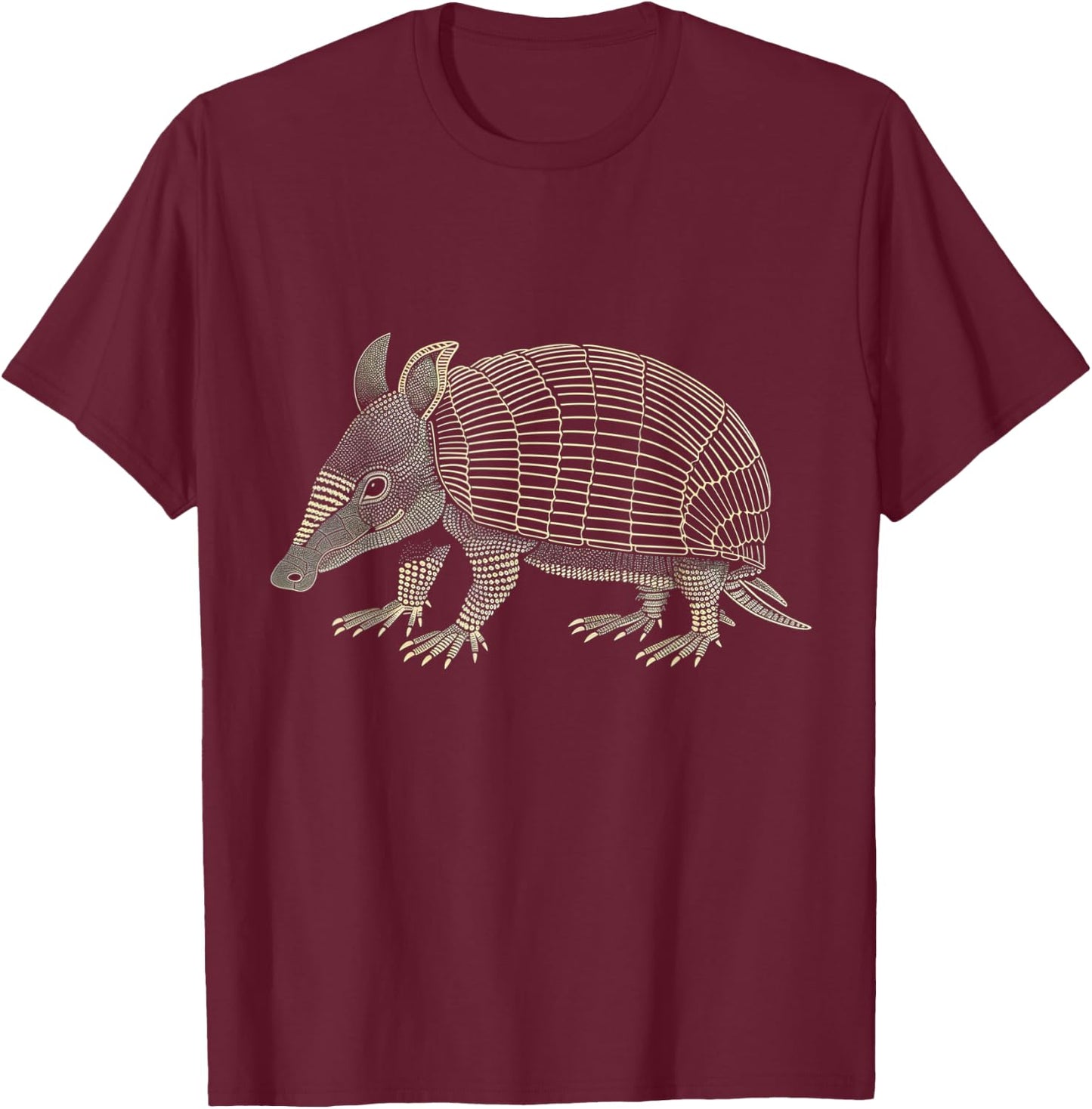 Gürteltier T-Shirt - T-Shirt | Maroon