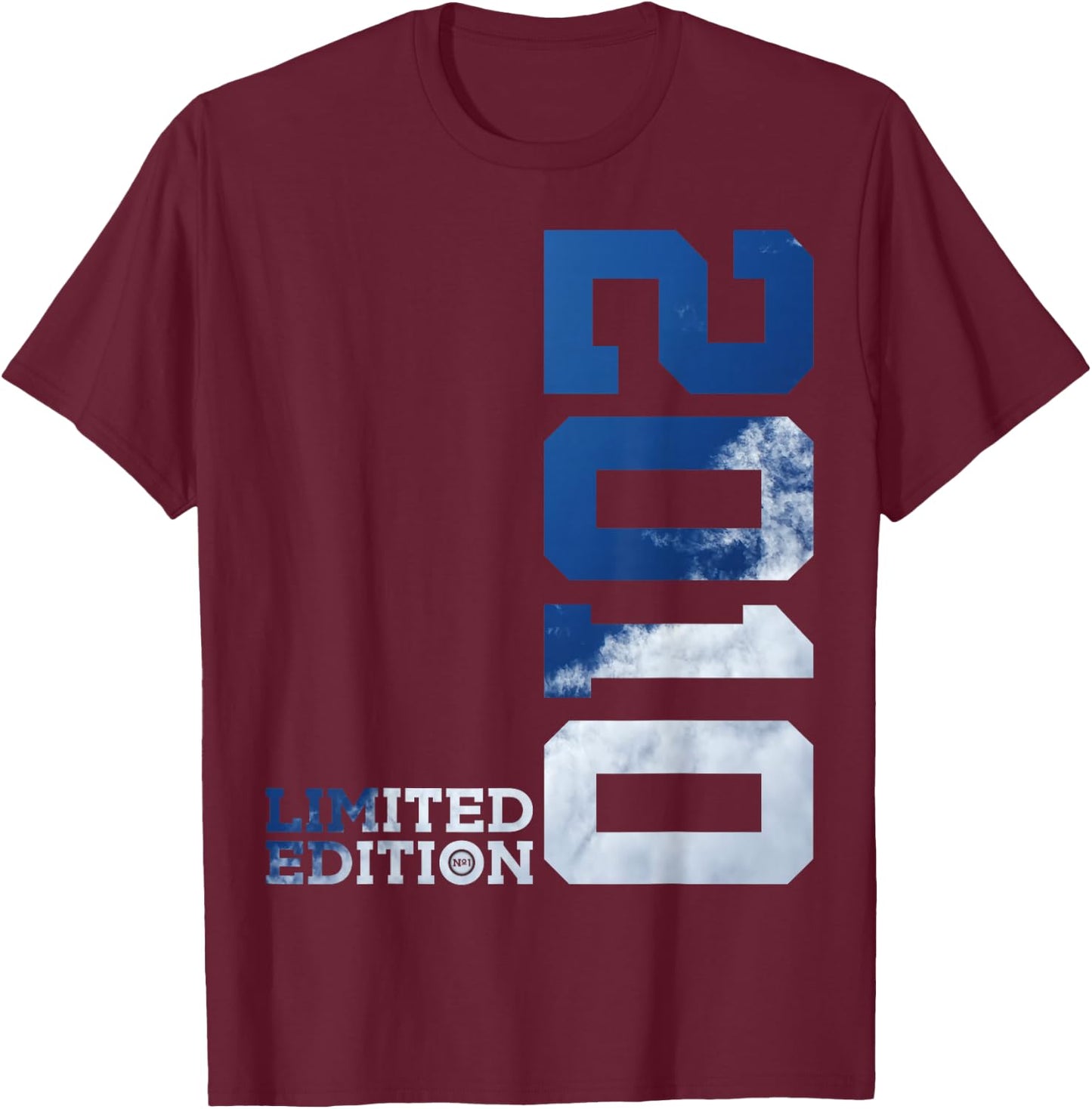 Limited Edition 2010 16 Years 16th Birthday T-Shirt - T-Shirt | Maroon