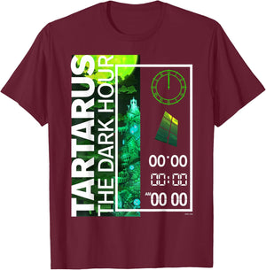 ATLUS Persona 3 Reload: Tartarus Dark Hour T-Shirt - T-Shirt | Maroon